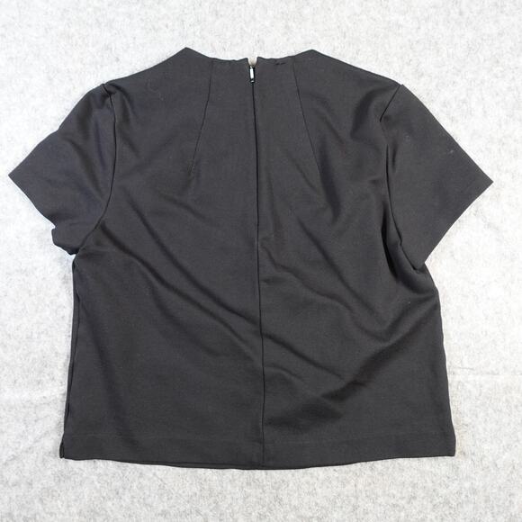 Spanx Top Womens Small The Perfect Funnel Black Classic Black Pointe 20420R - Picture 2 of 9